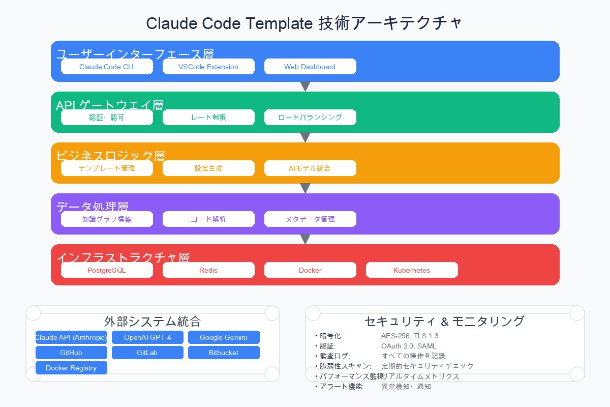CLAUDE.md統合の技術アーキテクチャ