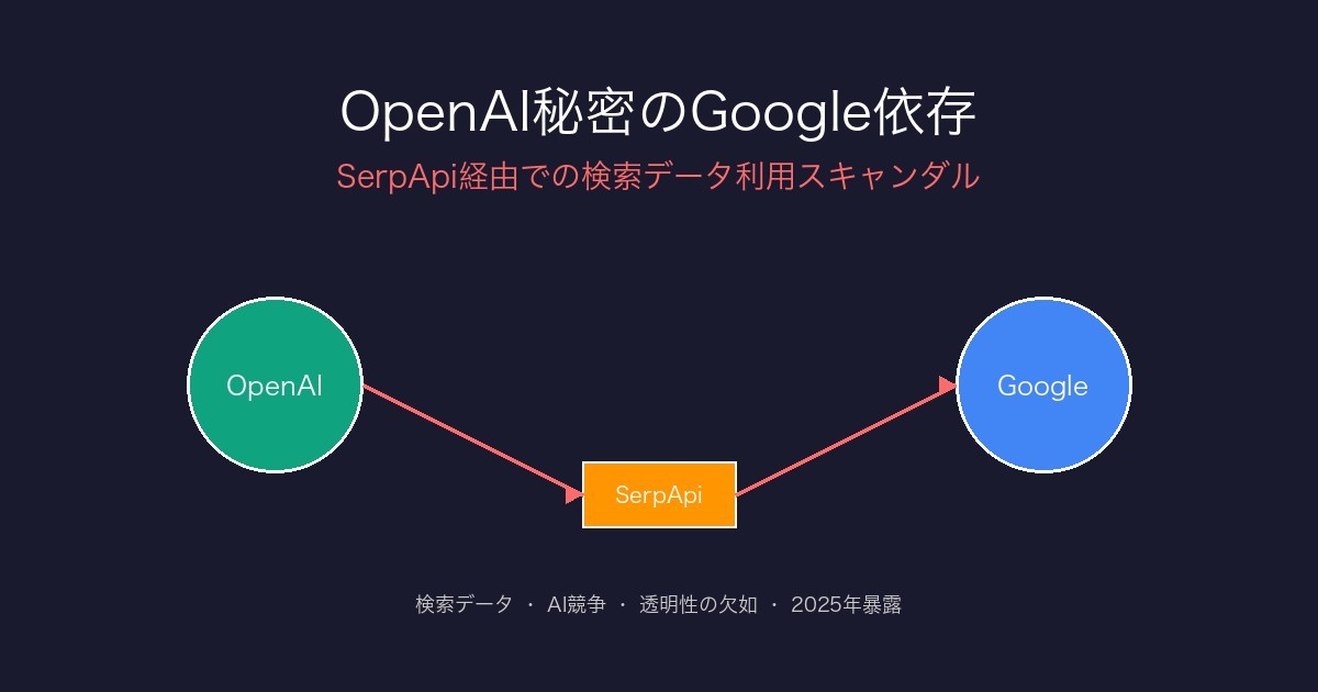 OpenAIのGoogle検索データ不正スクレイピングスキャンダル