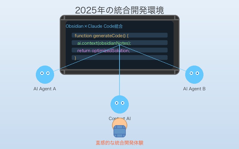 2025年のObsidian×Claude Code統合開発環境の未来予想図