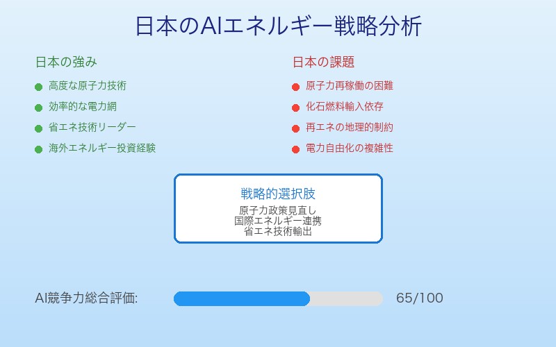 日本のAIエネルギー戦略分析図