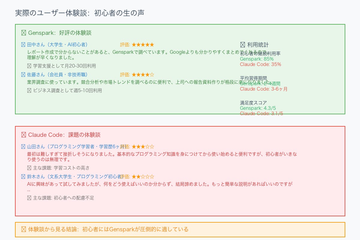 初心者ユーザーの体験談まとめ