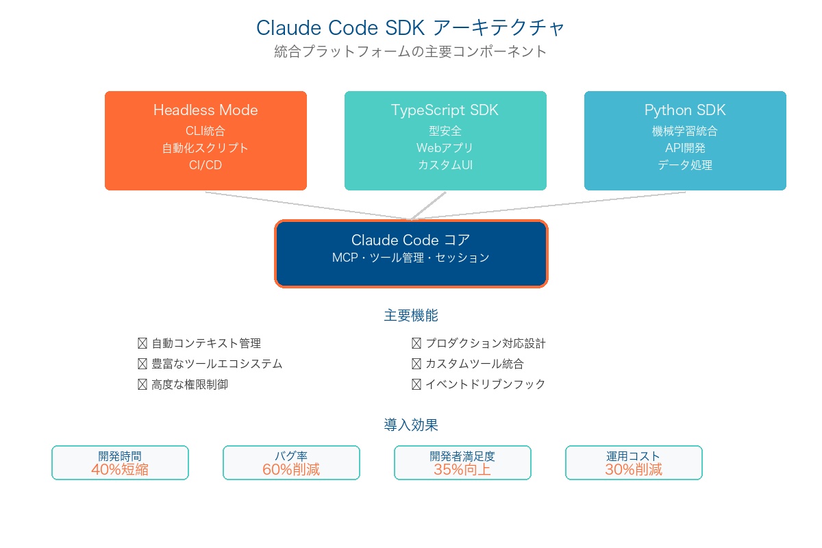 Claude Code SDKの全体アーキテクチャと主要機能