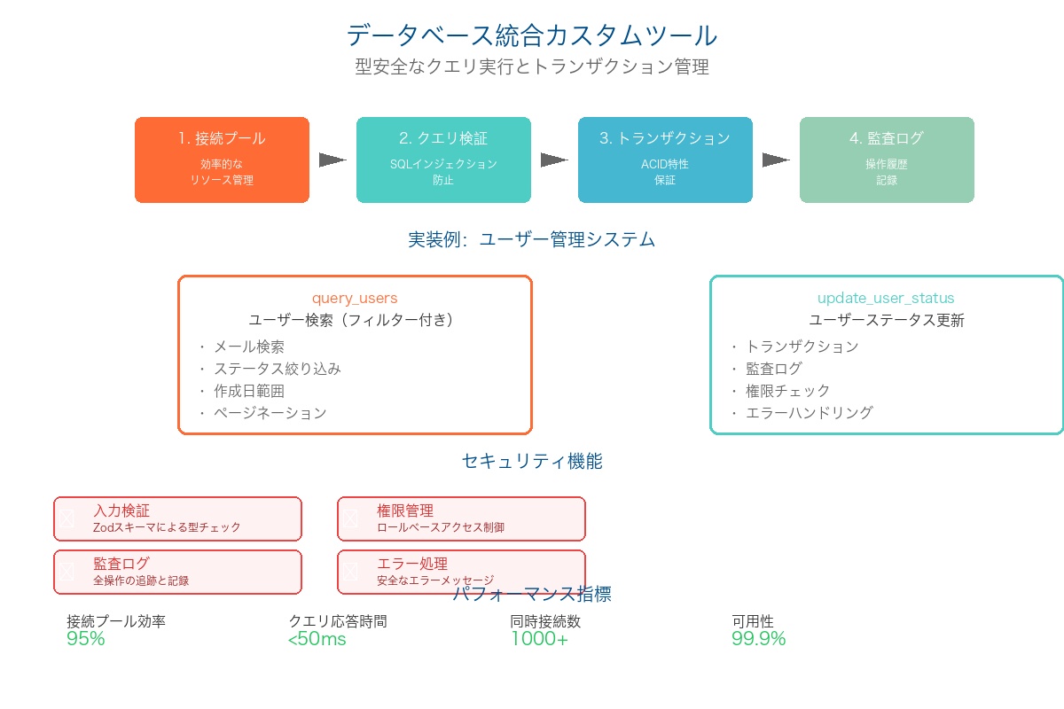 Claude Code データベース統合カスタムツールの実装例