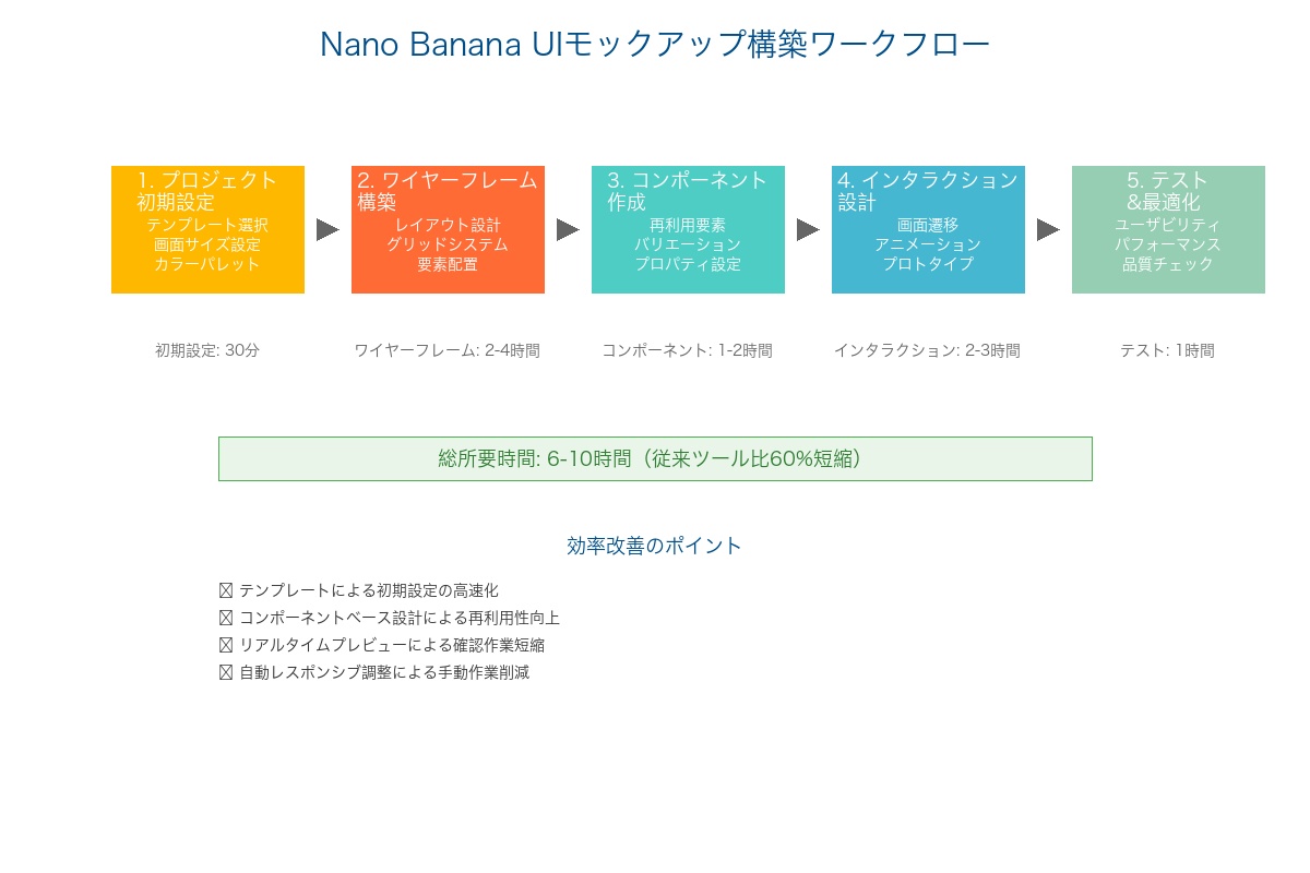 Nano Bananaを使ったUIモックアップ構築のワークフロー