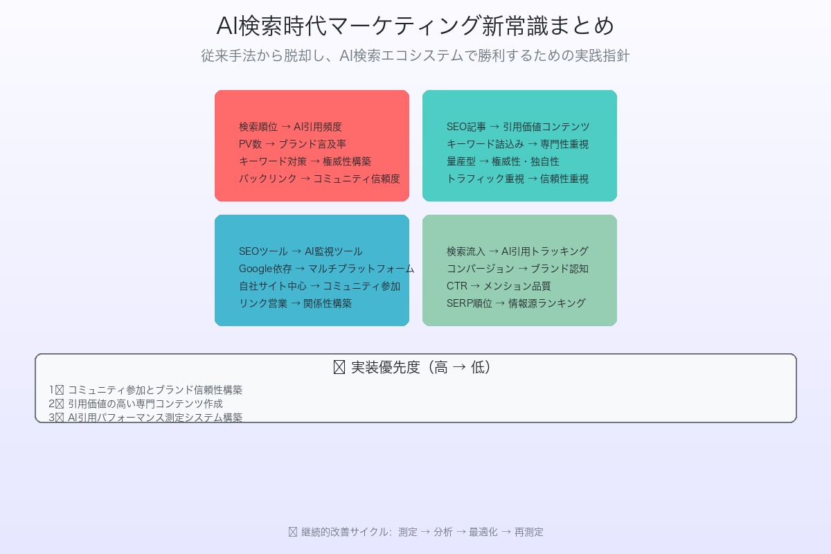 AI検索時代マーケティング新常識まとめ