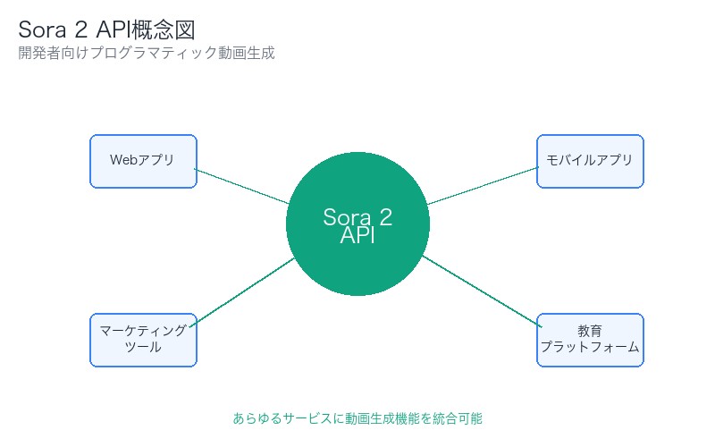 Sora 2 API公開:開発者向けプログラマティック動画生成