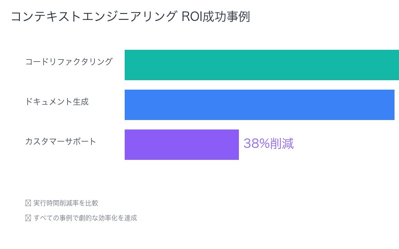 コンテキストエンジニアリング成功事例ROI比較