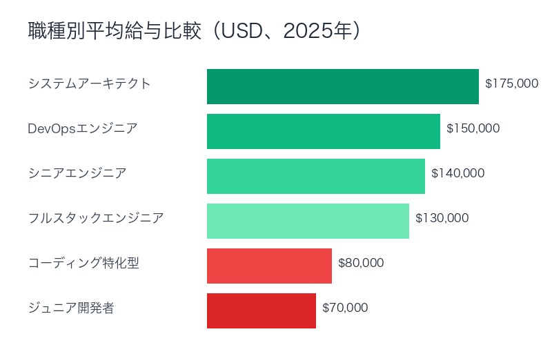 職種別平均給与比較