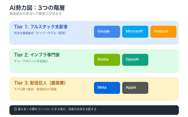 AIフルスタック 3つの階層
