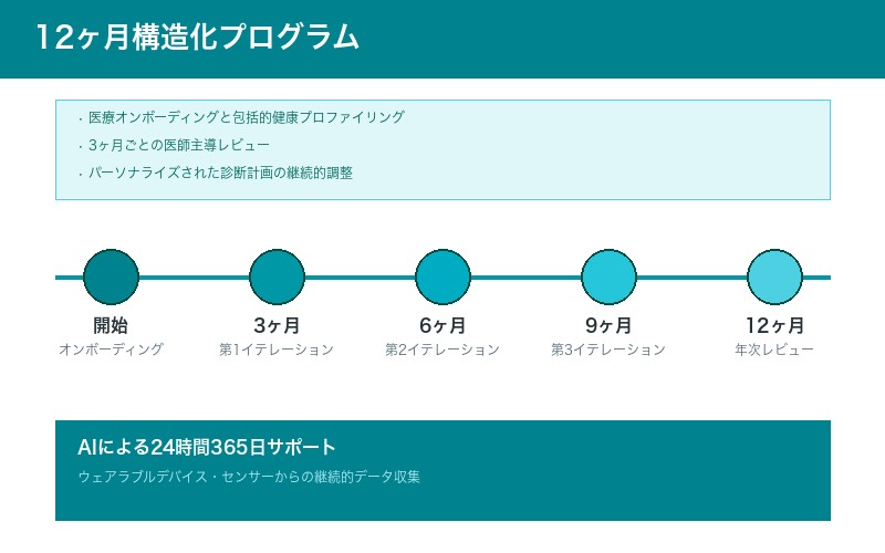 12ヶ月プログラムの構造