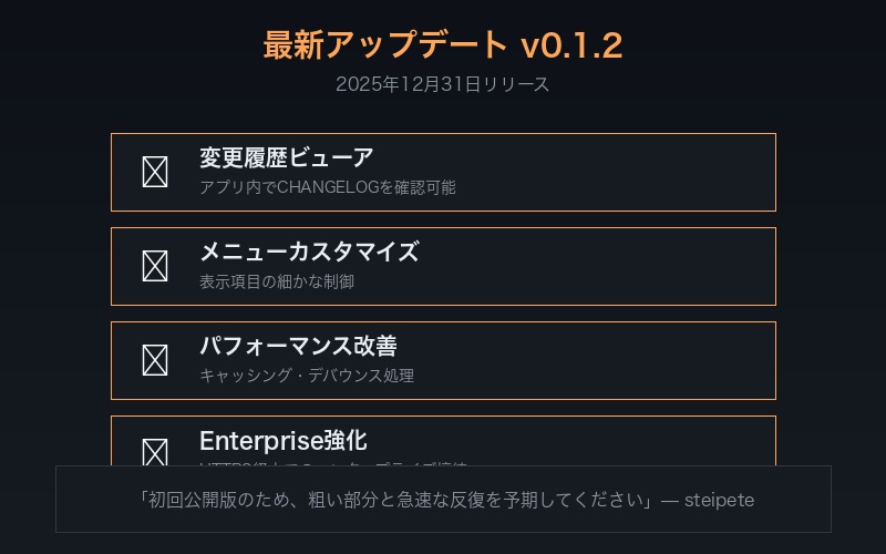 RepoBar最新アップデート